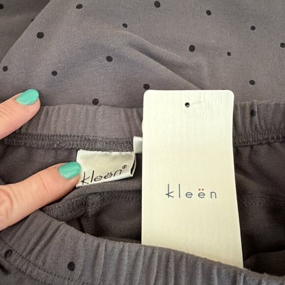 mNWT Kleen Woodland Black Dots Button on Hem Cotton Blend 1X #0809 - Picture 6 of 6